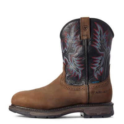 Ariat WorkHog Kahverengi / Çikolata Iş Ayakkabıları Erkek (42105-873)